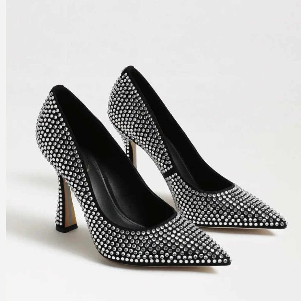 Sam Edelman antoniaglitz heels rhinestone new